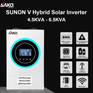 SAKO SUNON V 4.5KVA 24VDC HYBRID INVERTER