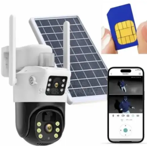 ESEECLOUD 4G PTZ 6MP Dual lens solar camera with PIR, Siren